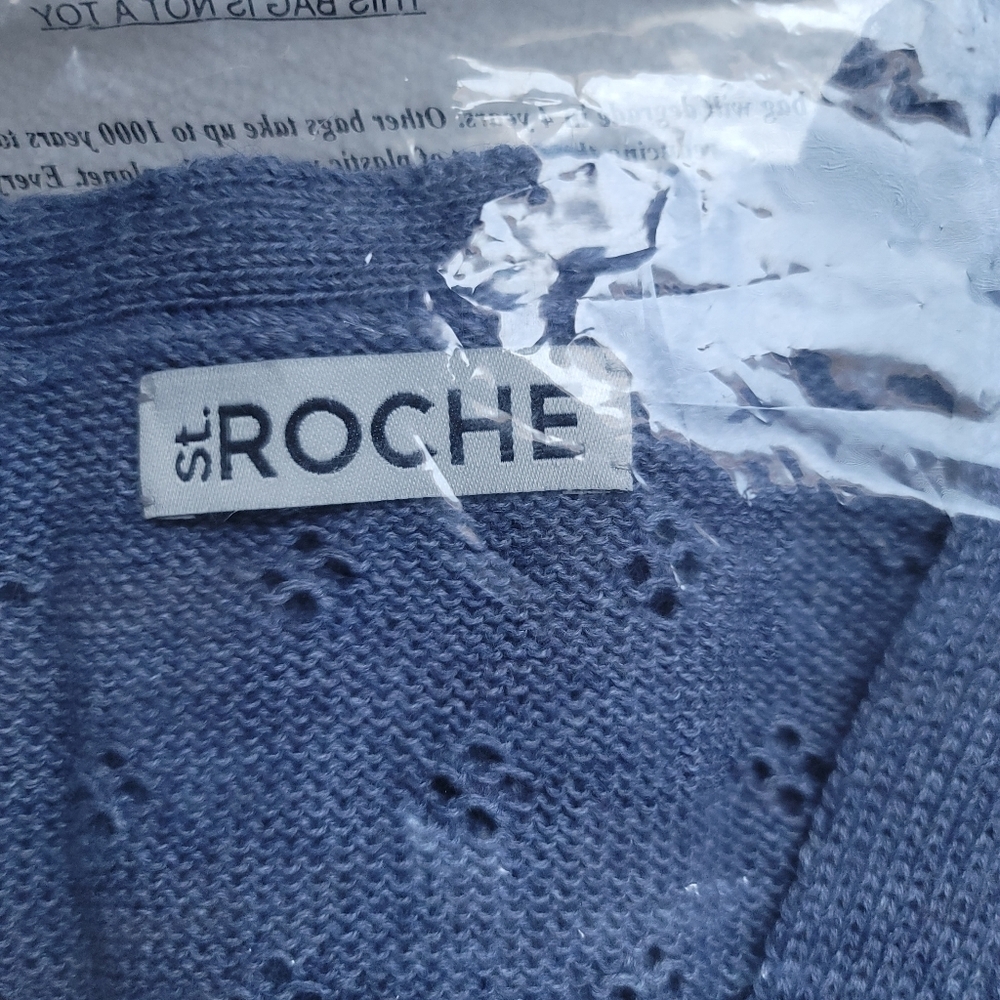 ST. ROCHE, Ballet Top, Blue Melange, Size Small,‎ NWT! - Picture 9 of 11
